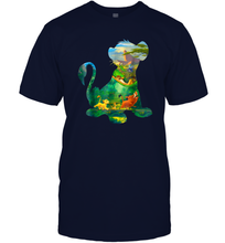 Load image into Gallery viewer, Disney Lion King Simba Silhouette Men Cotton T-Shirt