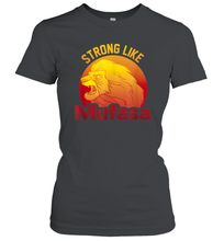 Load image into Gallery viewer, Disney Lion King Strong Like Mufasa Women Cotton T-Shirt