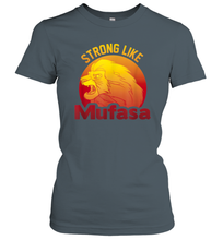 Load image into Gallery viewer, Disney Lion King Strong Like Mufasa Women Cotton T-Shirt