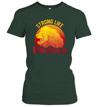 Load image into Gallery viewer, Disney Lion King Strong Like Mufasa Women Cotton T-Shirt