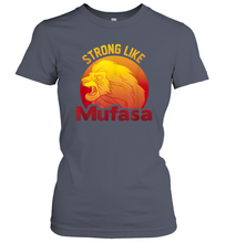 Load image into Gallery viewer, Disney Lion King Strong Like Mufasa Women Cotton T-Shirt