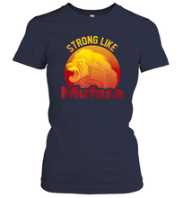 Load image into Gallery viewer, Disney Lion King Strong Like Mufasa Women Cotton T-Shirt