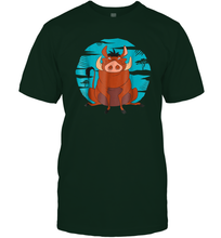 Load image into Gallery viewer, Disney The Lion King Happy Pumbaa Men Cotton T-Shirt