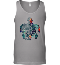 Load image into Gallery viewer, And Into The Ocean I Go To Lose My Mind And Find My Soul Men Cotton Tank Top
