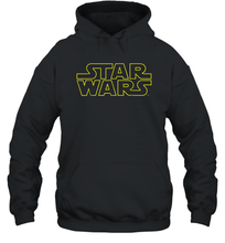 Load image into Gallery viewer, Star Wars Simple Logo Outline Unisex Hooded Sweatshirt