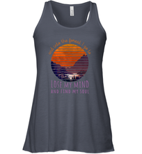 Load image into Gallery viewer, Into the Forest  I Lose My Mind  Hippie Lifestyle Clip Art Women Racerback Tank