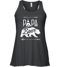 Load image into Gallery viewer, Papa Bear T shirt Fathers Day Family Matching Couple Men Women Racerback Tank