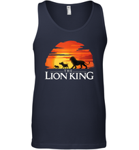Load image into Gallery viewer, Disney Lion King Sunset Men Cotton Tank Top