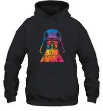 Load image into Gallery viewer, Star Wars Darth Vader Tie Dye Helmet Graphic Z1 Unisex Hooded Sweatshirt
