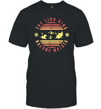 Load image into Gallery viewer, Disney Lion King Hakuna Matata Deep Red And Yellow Men Cotton T-Shirt