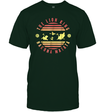 Load image into Gallery viewer, Disney Lion King Hakuna Matata Deep Red And Yellow Men Cotton T-Shirt