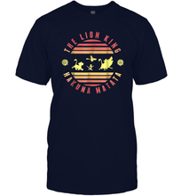 Load image into Gallery viewer, Disney Lion King Hakuna Matata Deep Red And Yellow Men Cotton T-Shirt