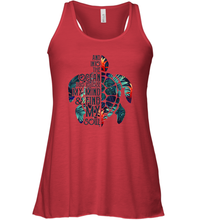 Load image into Gallery viewer, And Into The Ocean I Go To Lose My Mind And Find My Soul Women Racerback Tank
