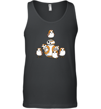 Load image into Gallery viewer, Star Wars Porgs Having Fun With BB 8 Portrait Men Cotton Tank Top