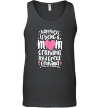 Load image into Gallery viewer, Happiness Is Being A Mom Great Grandma T shirt Women Mother Men Cotton Tank Top