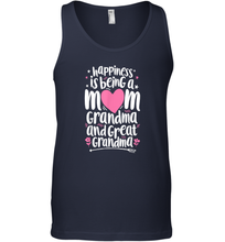 Load image into Gallery viewer, Happiness Is Being A Mom Great Grandma T shirt Women Mother Men Cotton Tank Top