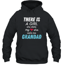 Load image into Gallery viewer, Papa Gifts From Granddaughter, She Calls Me Grandad Unisex Hooded Sweatshirt