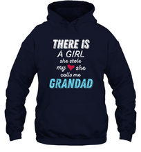 Load image into Gallery viewer, Papa Gifts From Granddaughter, She Calls Me Grandad Unisex Hooded Sweatshirt