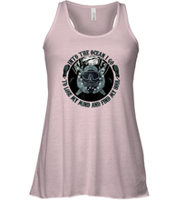 Load image into Gallery viewer, Into The Ocean I Go To Lose My Mind and Find My Soul Women Racerback Tank