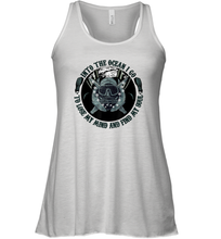 Load image into Gallery viewer, Into The Ocean I Go To Lose My Mind and Find My Soul Women Racerback Tank