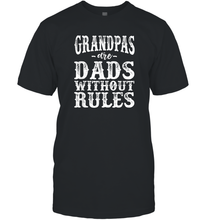 Load image into Gallery viewer, Mens Grandpas are dads without rules Men Cotton T-Shirt