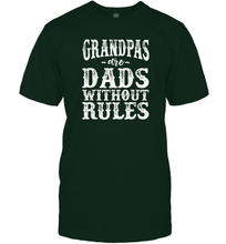 Load image into Gallery viewer, Mens Grandpas are dads without rules Men Cotton T-Shirt