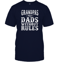 Load image into Gallery viewer, Mens Grandpas are dads without rules Men Cotton T-Shirt