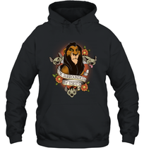 Load image into Gallery viewer, Disney Lion King Scar and Hyenas I'm Surrounded By Idiots Unisex Hooded Sweatshirt