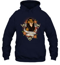 Load image into Gallery viewer, Disney Lion King Scar and Hyenas I'm Surrounded By Idiots Unisex Hooded Sweatshirt