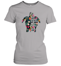 Load image into Gallery viewer, And into the ocean i go to lose my mind and find my soul gift idea Women Cotton T-Shirt