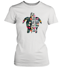 Load image into Gallery viewer, And into the ocean i go to lose my mind and find my soul gift idea Women Cotton T-Shirt