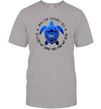 Load image into Gallery viewer, Into The Ocean I Go To Lose My Mind And Find My Soul Turtle Men Cotton T-Shirt