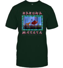 Load image into Gallery viewer, Disney Lion King Hakuna Matata Pattern Square Men Cotton T-Shirt
