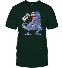 Load image into Gallery viewer, Zombie Saurus T shirt Halloween Kids Dinosaur T rex Gifts Men Cotton T-Shirt