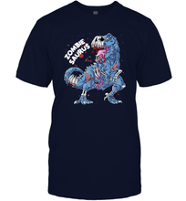 Load image into Gallery viewer, Zombie Saurus T shirt Halloween Kids Dinosaur T rex Gifts Men Cotton T-Shirt