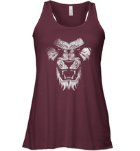 Load image into Gallery viewer, Warrior Lion King Rasta Reggae Roots T Shirt Tee Art Artwork Women Racerback Tank
