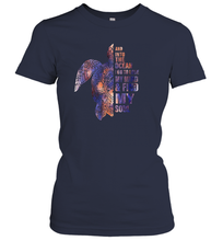 Load image into Gallery viewer, And into the ocean i go to lose my mind and find my soul Gift Iead Women Cotton T-Shirt