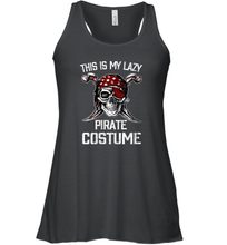 Load image into Gallery viewer, Womens This Is My Lazy Pirate Costume T shirt Funny Halloween Women Racerback Tank