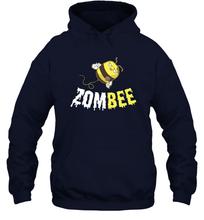 Load image into Gallery viewer, Zombee Zombie Bee Halloween Hoodie Funny Beekeper Unisex Hooded Sweatshirt