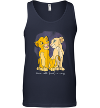 Load image into Gallery viewer, Disney Lion King Simba Nala Love Valentine's Men Cotton Tank Top