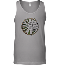 Load image into Gallery viewer, Into The Forest I Go To Lose My Mind Find Soul Men Cotton Tank Top