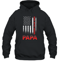 Load image into Gallery viewer, Papa Man Myth Legend T Shirt Vintage Dad Father Unisex Hooded Sweatshirt