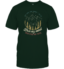 Load image into Gallery viewer, And into the forest I go to lose my mind and find my soul Tees Graphic Men Cotton T-Shirt