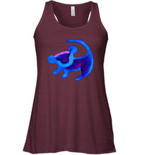 Load image into Gallery viewer, Disney Lion King Simba Cave Painting Blue Hue Women Racerback Tank