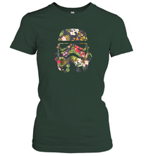 Load image into Gallery viewer, Star Wars Tropical Stormtrooper Floral Women Cotton T-Shirt