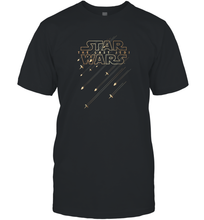 Load image into Gallery viewer, Star Wars Last Jedi Gold Platinum Rebel Fleet Logo Men Cotton T-Shirt