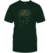 Load image into Gallery viewer, Star Wars Last Jedi Gold Platinum Rebel Fleet Logo Men Cotton T-Shirt