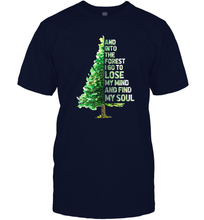 Load image into Gallery viewer, Into The Forest I Go To Lose My Mind And Find My Soul Graphic Men Cotton T-Shirt