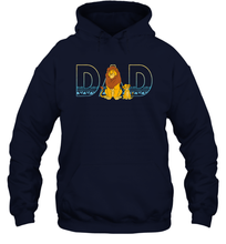 Load image into Gallery viewer, Disney The Lion King Simba and Mufasa Dad Unisex Hooded Sweatshirt