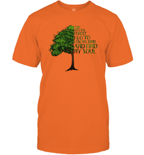 Load image into Gallery viewer, And Into The Forest I Go To Lose My Mind And Find My Soul Graphic Men Cotton T-Shirt